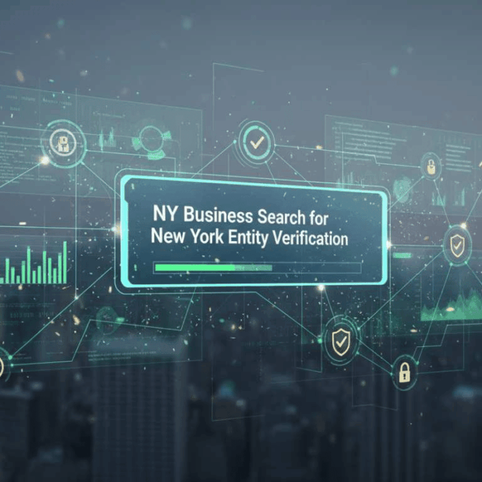 NY Business Search for New York Entity Verification