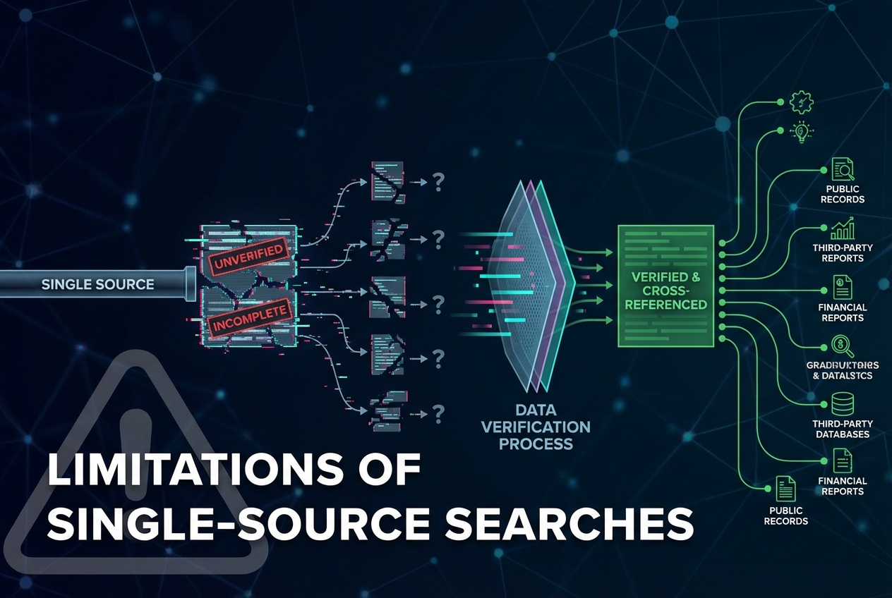 Limitations of Single Source Searches
