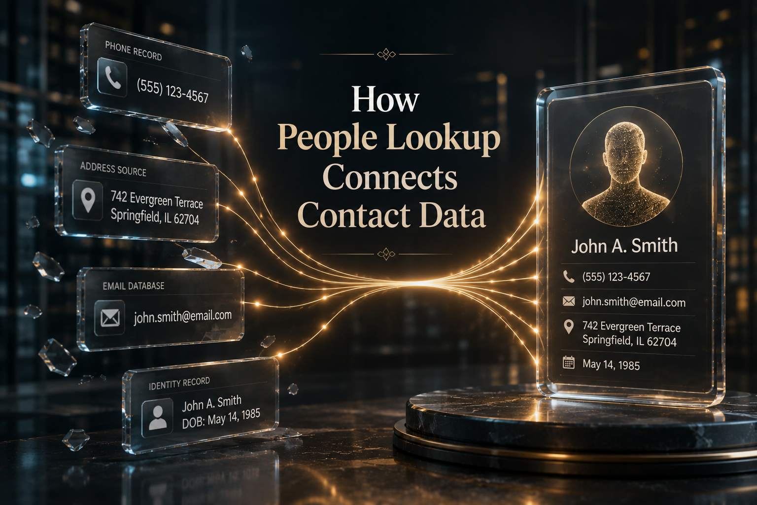 How People Lookup Connects Contact Data​