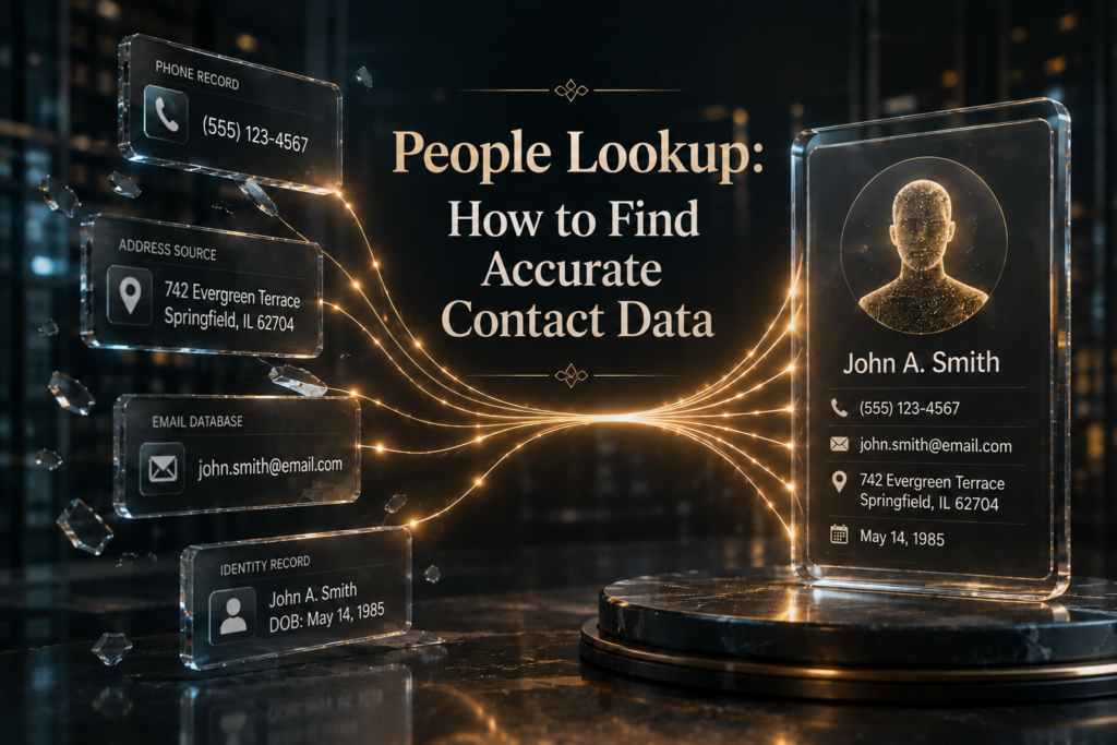 People Lookup How to Find Accurate Contact Data