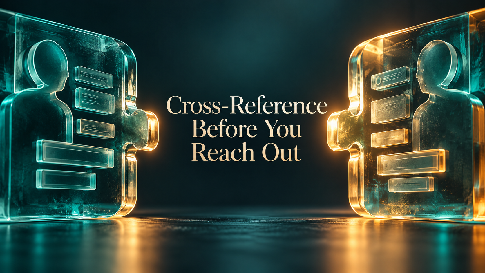 Complementary glass identity records aligned for cross-referencing