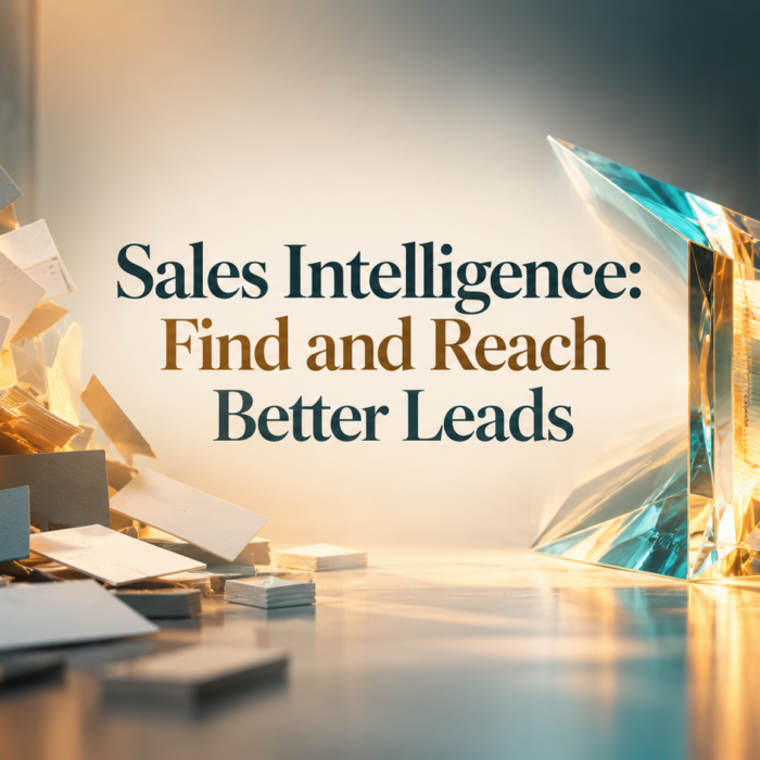 Glass prism bringing scattered business records into a focused research bundle